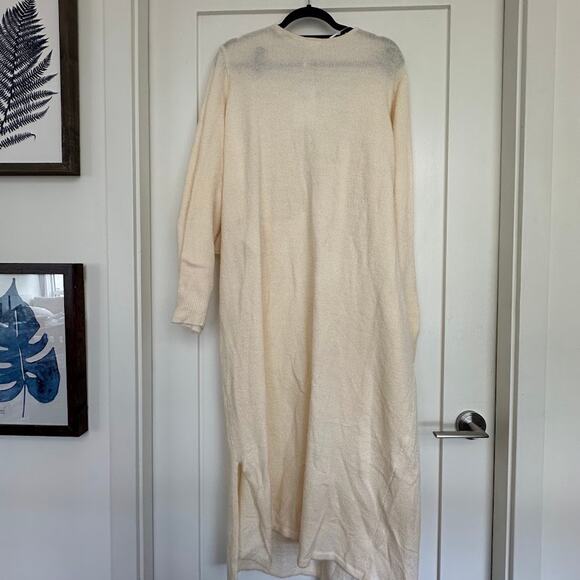 NWT Evoked Vila Womens Curve Viemma L/S Wrap Mid Calf Knit Dress Size US 22 - Picture 8 of 11